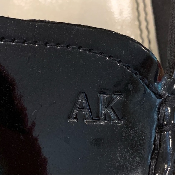 Anne Klein AK Flex Black Patent Leather Slip-on Shoes 8 - Picture 8 of 8